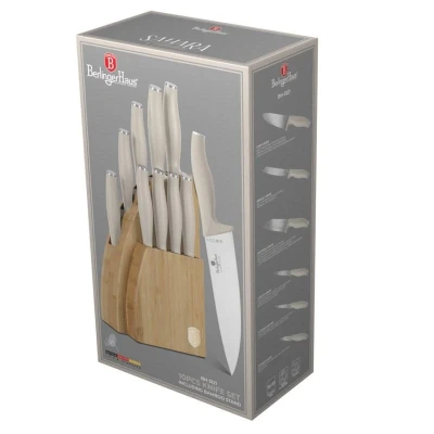 Berlingerhaus Sada nožů se stojanem BAMBOO 10 ks Leonardo Collection (VÝPRODEJ)