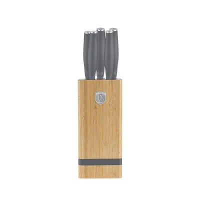 Berlingerhaus Sada nožů se stojanem BAMBOO 6 ks Aspen Collection