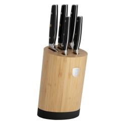 Berlingerhaus Sada nožů se stojanem BAMBOO 6 ks Black Silver Collection Berlingerhaus Sada nožů se stojanem BAMBOO 6 ks Black Silver Collection