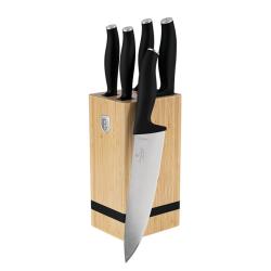 Berlingerhaus Sada nožů se stojanem BAMBOO 6 ks Matte Black Collection Berlingerhaus Sada nožů se stojanem BAMBOO 6 ks Matte Black Collection