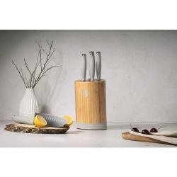 Berlingerhaus Sada nožů se stojanem BAMBOO 6 ks Sahara Collection