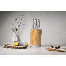 Berlingerhaus Sada nožů se stojanem BAMBOO 6 ks Sahara Collection