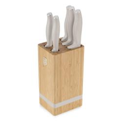 Berlingerhaus Sada nožů se stojanem BAMBOO 6 ks SaharaCollection