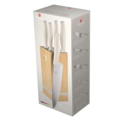 Berlingerhaus Sada nožů se stojanem BAMBOO 6 ks SaharaCollection