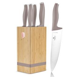 Berlingerhaus Sada nožů se stojanem BAMBOO 6 ks Taupe Collection Berlingerhaus Sada nožů se stojanem BAMBOO 6 ks Taupe Collection
