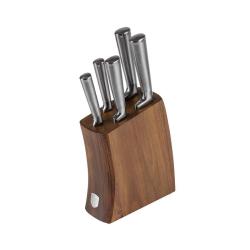 Berlingerhaus Sada nožů se stojanem z akátového dřeva 6 ks Stainless steel