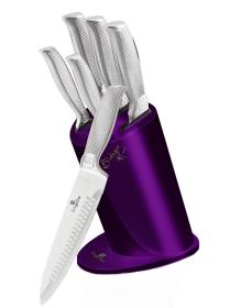 Berlingerhaus Sada nožů ve stojanu 6 ks Royal Purple Metallic Line Kikoza Collection Berlingerhaus Sada nožů ve stojanu 6 ks Royal Purple Metallic Line Kikoza Collection