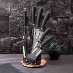 Berlingerhaus Sada nožů ve stojanu 8 ks Black Rose Collection