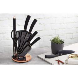 Berlingerhaus Sada nožů ve stojanu 8 ks Black Rose Collection