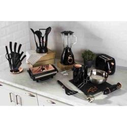 Berlingerhaus Sada nožů ve stojanu 8 ks Black Rose Collection