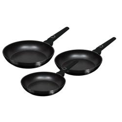 Berlingerhaus Sada pánví s titanovým povrchem 3 ks Black Vantage Collection