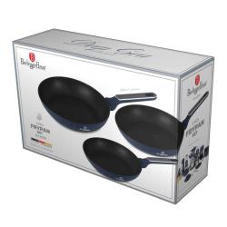 Berlingerhaus Sada pánví s titanovým povrchem 3 ks Deep Sea Collection