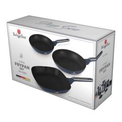 Berlingerhaus Sada pánví s titanovým povrchem 3 ks Deep Sea Collection