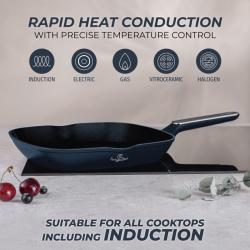 Berlingerhaus Sada pánví s titanovým povrchem 3 ks Deep Sea Collection