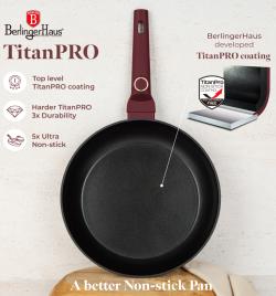 Berlingerhaus Sada pánví s titanovým povrchem 3 ks Leonardo Collection