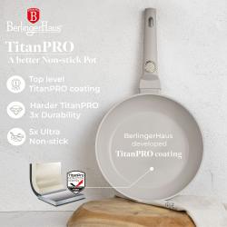 Berlingerhaus Sada pánví s titanovým povrchem 3 ks Sahara Collection