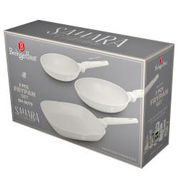 Berlingerhaus Sada pánví s titanovým povrchem 3 ks Sahara Collection