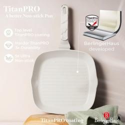 Berlingerhaus Sada pánví s titanovým povrchem 3 ks Sahara Marble Collection