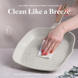 Berlingerhaus Sada pánví s titanovým povrchem 4 ks Sahara Nordic Collection