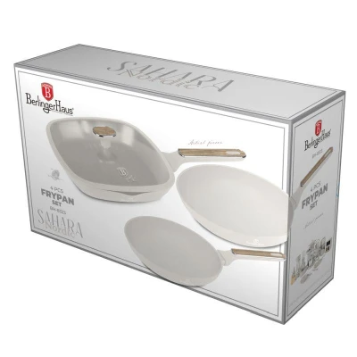 Berlingerhaus Sada pánví s titanovým povrchem 4 ks Sahara Nordic Collection