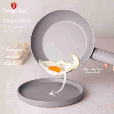 Berlingerhaus Sada pánví s titanovým povrchem 3 ks Taupe Collection