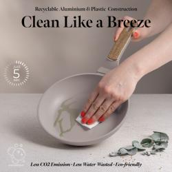 Berlingerhaus Sada pánví s titanovým povrchem 3 ks Taupe Nordic Collection