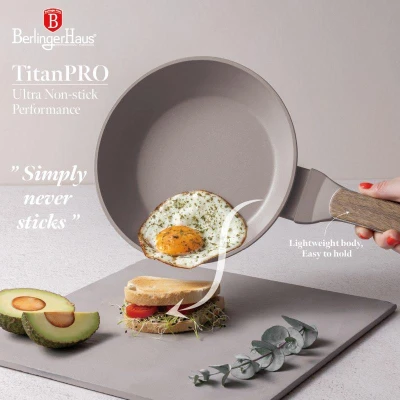 Berlingerhaus Sada pánví s titanovým povrchem Taupe Nordic Collection