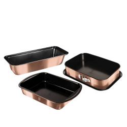 Berlingerhaus Sada pečicích forem 3 ks Rosegold Metallic Line Berlingerhaus Sada pečicích forem 3 ks Rosegold Metallic Line