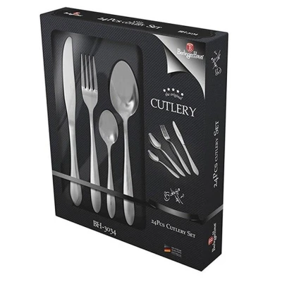 Berlingerhaus Sada příborů 24 ks nerez mirror Cutlery set