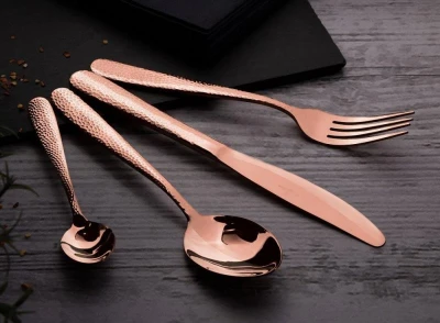 Berlingerhaus Sada příborů 24 ks nerez Rosegold Metallic Line II