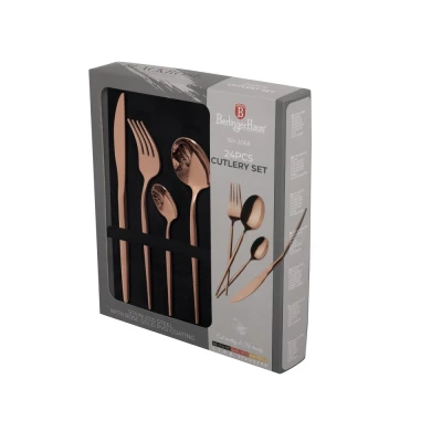 Berlingerhaus Sada příborů 24 ksRosegold Metallic Line