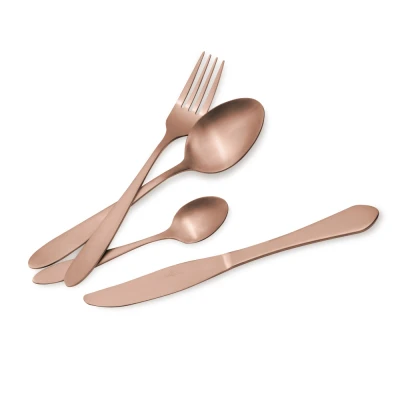 Berlingerhaus Sada příborů 24 ks Rosegold Metallic Line