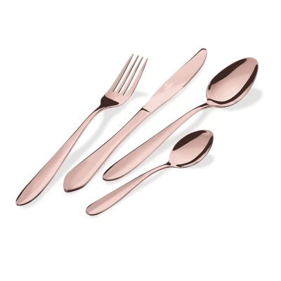 Berlingerhaus Sada příborů 24 ks Rosegold Metallic Line