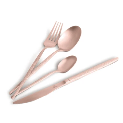 Berlingerhaus Sada příborů 24 ks satén Rosegold Metallic Line