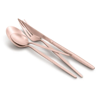 Berlingerhaus Sada příborů 24 ks satén Rosegold Metallic Line