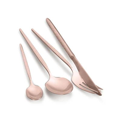 Berlingerhaus Sada příborů 24 ks satén Rosegold Metallic Line