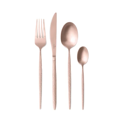 Berlingerhaus Sada příborů 24 ks satén Rosegold Metallic Line