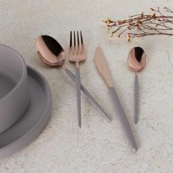 Berlingerhaus Sada příborů nerez 24 ks leštěná Taupe - Rose Gold