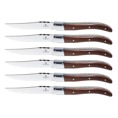 Berlingerhaus Sada steakových nožů 6 ks hnědá rukojeť Laguiole Collection