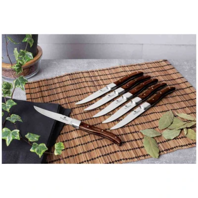 Berlingerhaus Sada steakových nožů 6 ks hnědá rukojeť Laguiole Collection