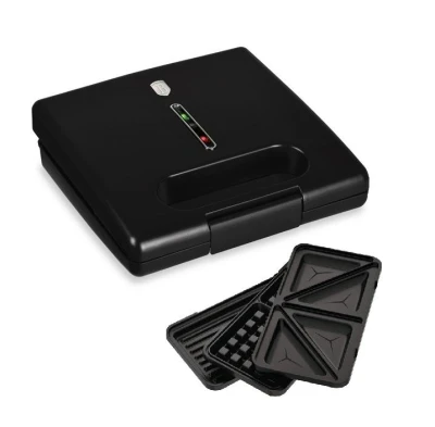 Berlingerhaus Sendvičovač 3 v 1 s nepřilnavým povrchem 780 W Matte Black Collection Berlingerhaus Sendvičovač 3 v 1 s nepřilnavým povrchem 780 W Matte Black Collection