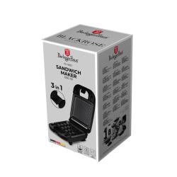 Berlingerhaus Sendvičovač 3 v 1 s odnímatelnými deskami Black Rose Collection