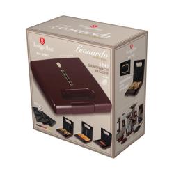Berlingerhaus Sendvičovač 3v1 s vyměnitelnými deskami Leonardo Collection