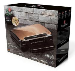 Berlingerhaus Sendvičovač s nepřilnavým povrchem 900 W Rosegold Metallic Line