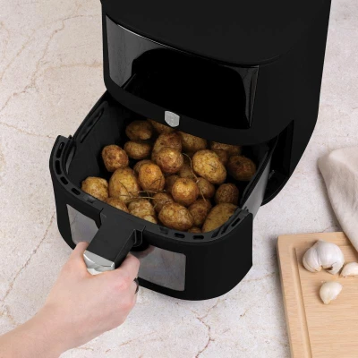 Berlingerhaus Silikonový košík do horkovzdušné fritézy Matte Black Collection