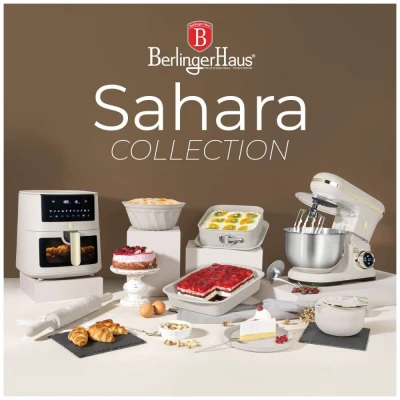 Berlingerhaus Silikonový váleček na těsto a pečicí podložka Sahara Collection