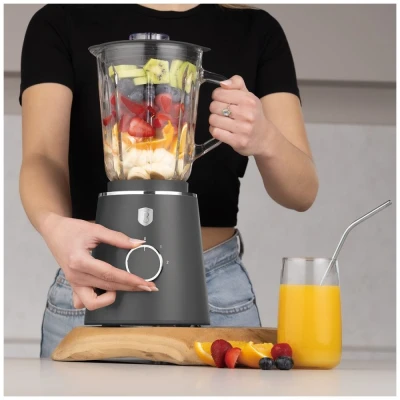 Berlingerhaus Stolní mixér 1000 W se skleněnou nádobou 1,5 l Antracit Collection
