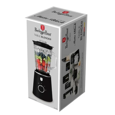 Berlingerhaus Stolní mixér se skleněnou nádobou 1,5 L 1000 W Matte Black Collection