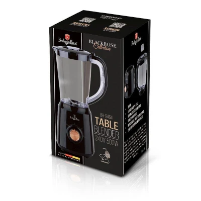 Berlingerhaus Stolní mixér se skleněnou nádobou 1,5 l Black Rose Collection