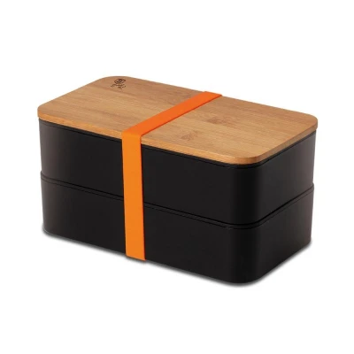 Berlingerhaus Svačinový box s bambusovým víkem dvoupatrový Berlingerhaus Svačinový box s bambusovým víkem dvoupatrový